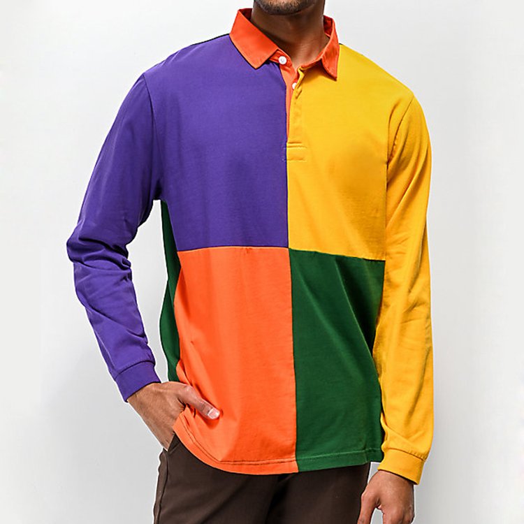 Custom Printing Logo front buttons polo shirt custom design custom printed pullover t-shirt short sleeve cotton men's polo shirt