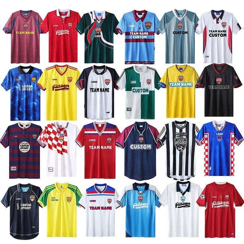 thailand player version 2024 classic vintage retro men's football jersey t shirts t-shirts men de soccer jersey uniforms