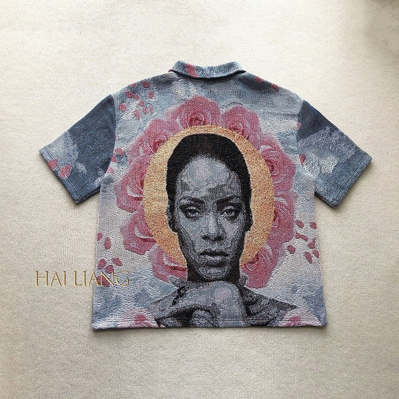 High Quality Tapestri Clothing Heavy Cotton T shirt For Men US Size Tapestry tshirt Men's clothing Polo shirt custom logo
