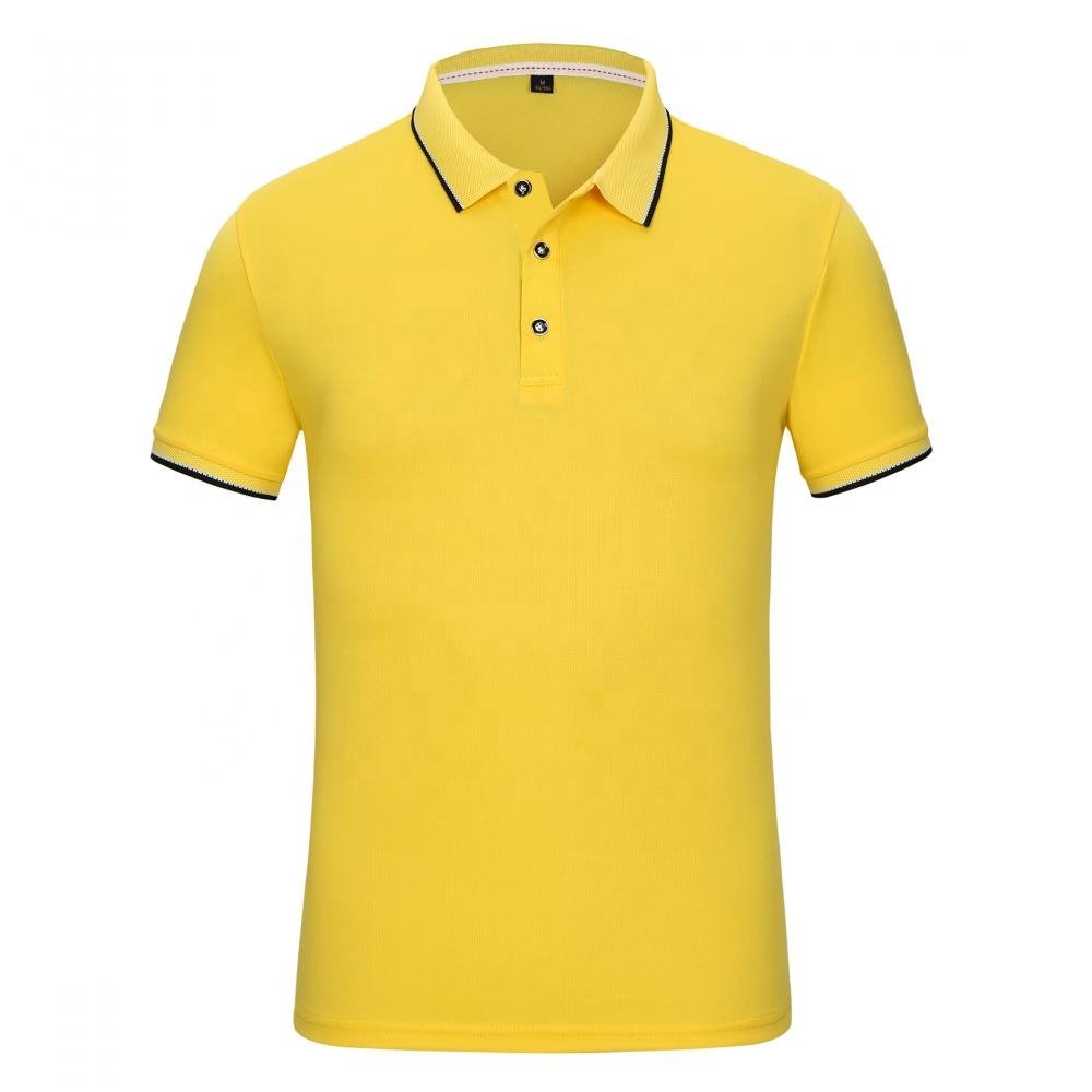 High Quality Quick Dry Custom Logo Design Men's Uniform Golf Polo Shirts Bulk Polyester Print Embroidery T Shirt For Men Polo