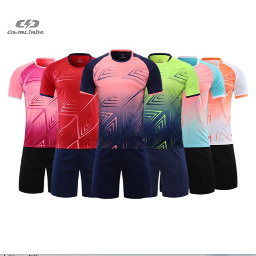 Custom training clothing Factory wholesale soccer club football wear team uniform men's imported soccer jersey football uniform