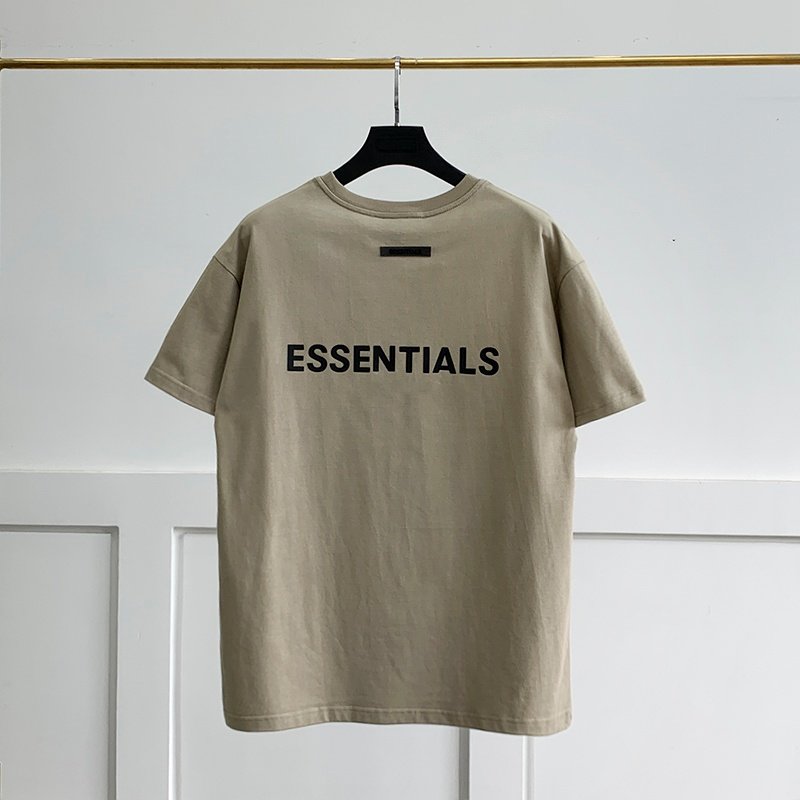 ESSENTIALS KAREEM Customized 100% Cotton Large Size Printed XL Solid Color Casual Short Sleeve Men's T-Shirt