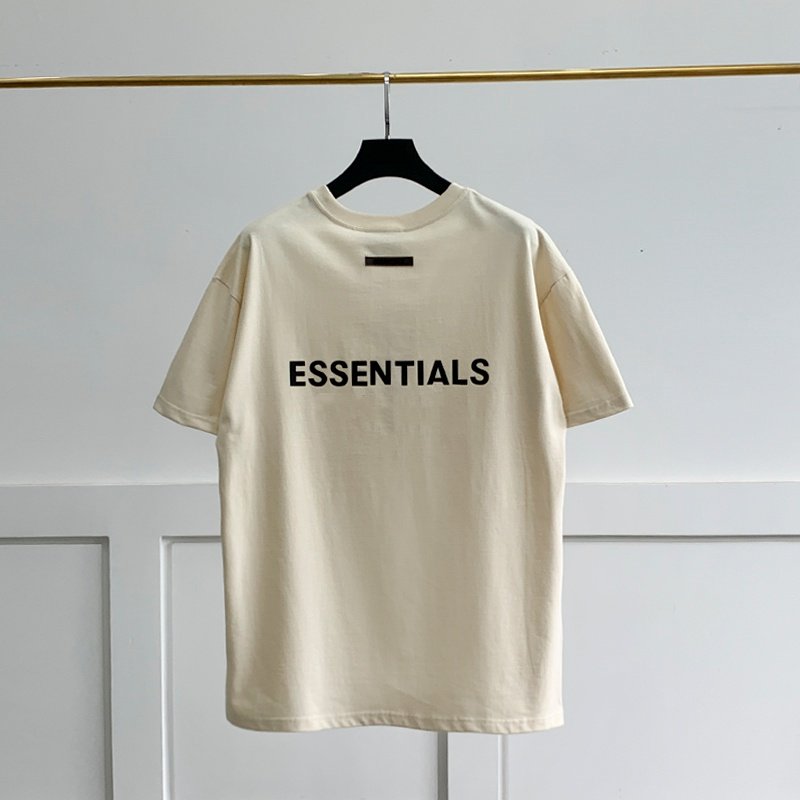 ESSENTIALS KAREEM Customized 100% Cotton Large Size Printed XL Solid Color Casual Short Sleeve Men's T-Shirt