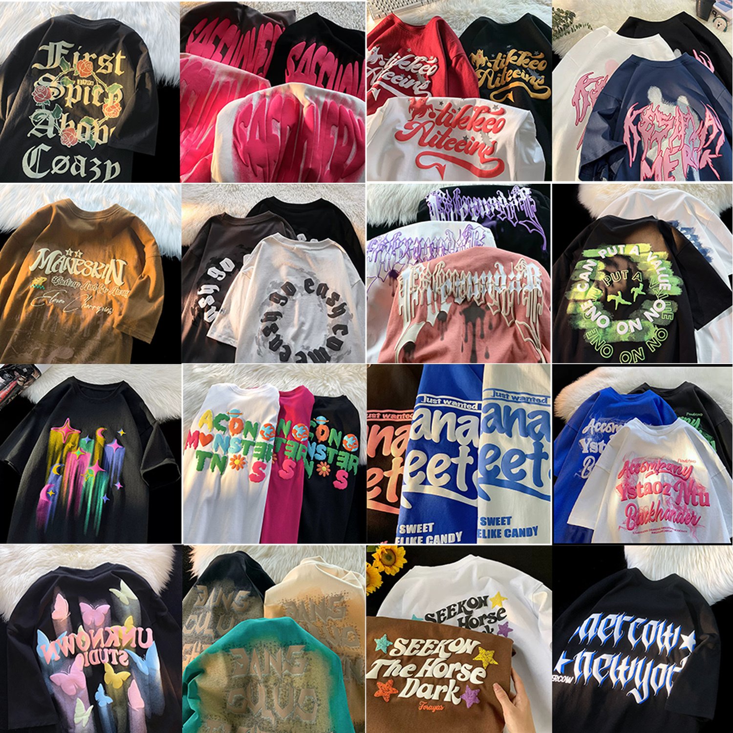 Factory low-priced direct sales of vintage cotton short sleeved men's T-shirts Fashion trend printed men's short sleeved T-shirt
