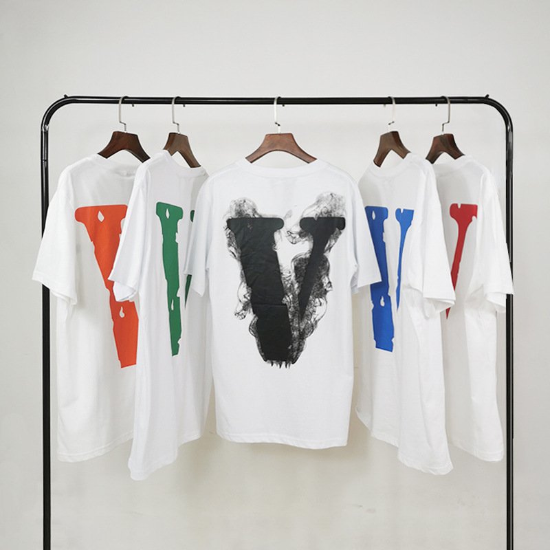 2023 High Quality Unisex Breathable T-shirt Accept Customize Essential Vlones Designer Famous Brand Cotton Men's T-shirts