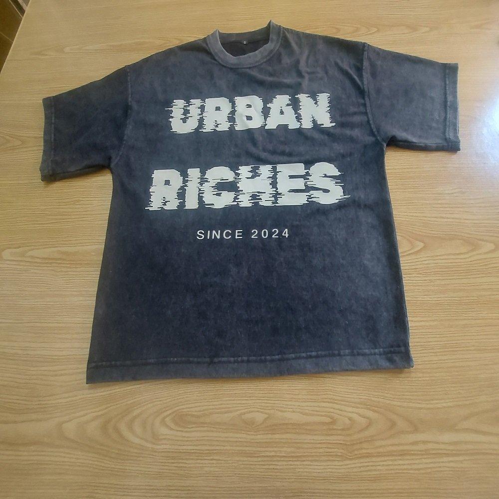 wholesale 100% cotton men's t shirt heavyweight luxury oversized drop shoulder custom logo desgin boxy blank tee and custom
