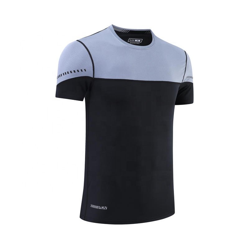 Wholesale in stock quick drying breathable Sports fitness Outdoor summer activities custom men's T-shirt