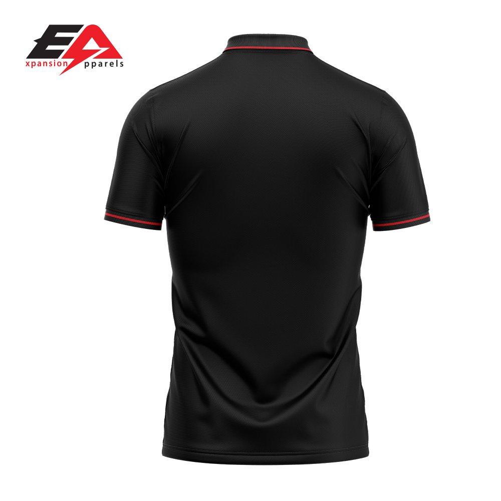 Manufacturer's Best Price on 100% Polyester Polo Shirt Quick Dry Eco-Friendly Anti-Wrinkle Long Sleeve Solid Design with Low MOQ
