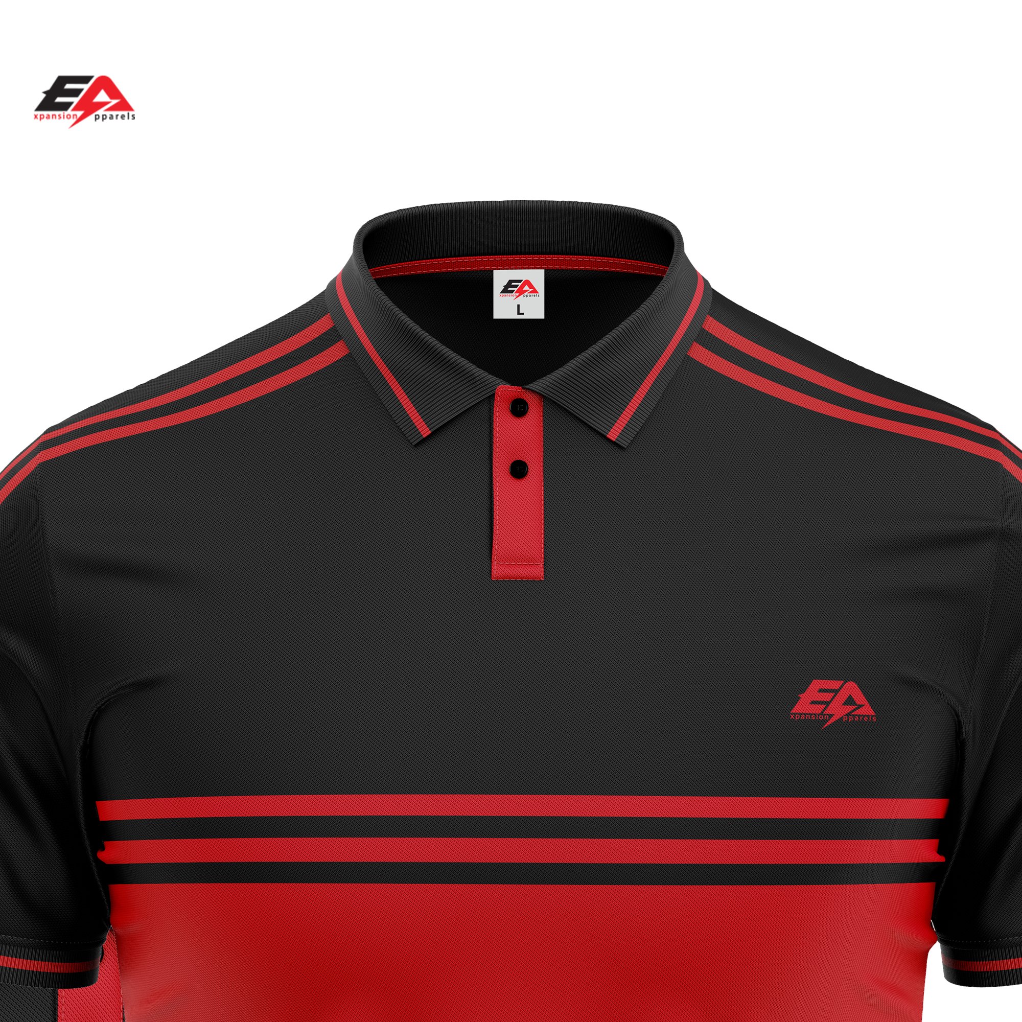 Manufacturer's Best Price on 100% Polyester Polo Shirt Quick Dry Eco-Friendly Anti-Wrinkle Long Sleeve Solid Design with Low MOQ