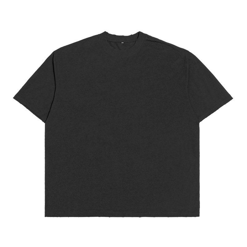 High Quality Cropped Boxy Fit Men's T-shirt Casual Oversized Tshirt Blank Custom T Shirt For Men