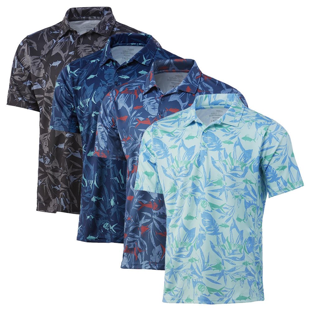 Custom logo Blank Thermal sublimation Print Golf polo Short Sleeve T-shirt Casual Outdoor Men's shirt High quality GOLF shirts