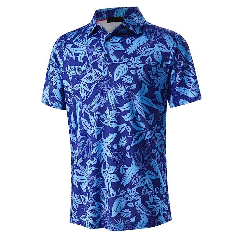 Custom logo Blank Thermal sublimation Print Golf polo Short Sleeve T-shirt Casual Outdoor Men's shirt High quality GOLF shirts