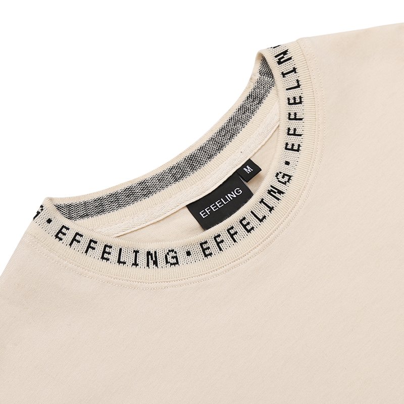 Factory Wholesale Custom Logo Jacquard Collar T shirt Bulk Men's T shirts