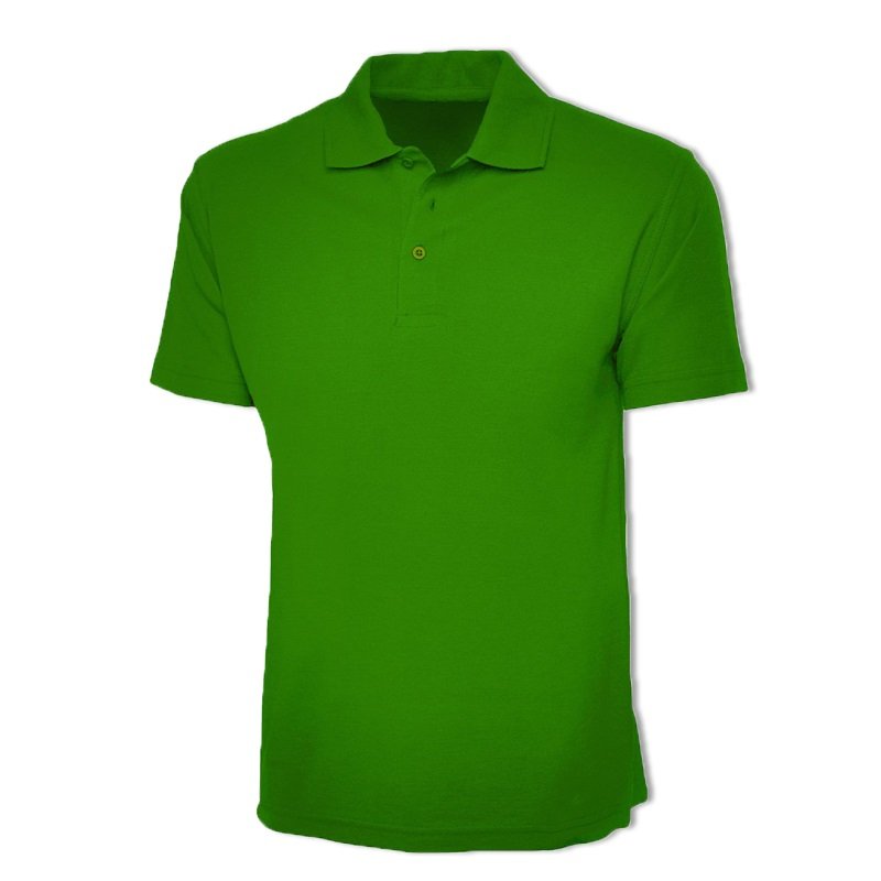 Green Color 100% Cotton High Quality Export Oriented Short Sleeve Polo Neck Polo Shirt For Men's From Bangladesh