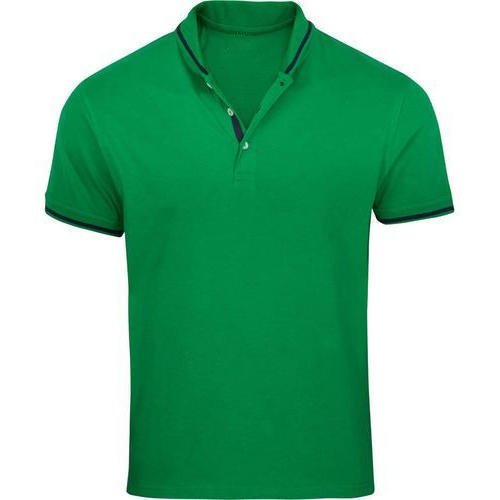 Green Color 100% Cotton High Quality Export Oriented Short Sleeve Polo Neck Polo Shirt For Men's From Bangladesh