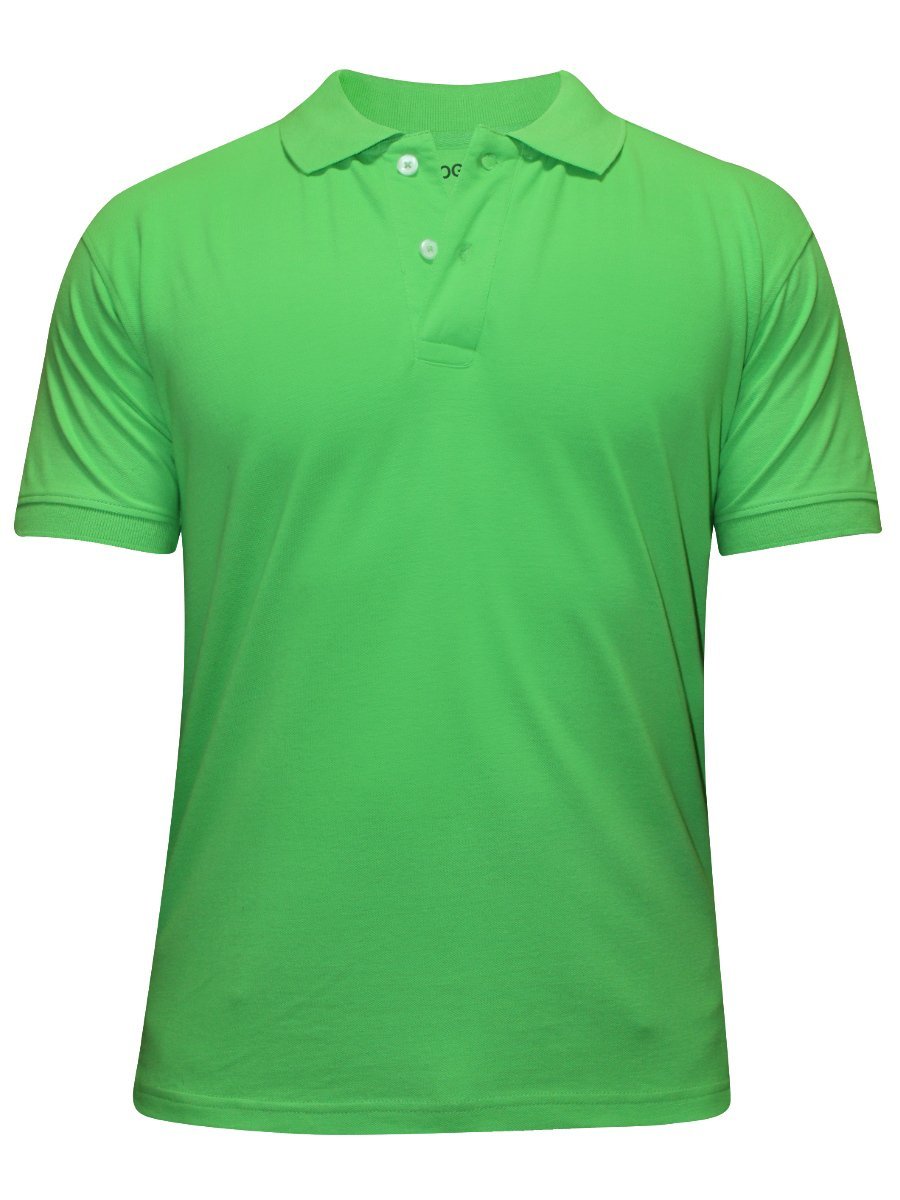 Green Color 100% Cotton High Quality Export Oriented Short Sleeve Polo Neck Polo Shirt For Men's From Bangladesh