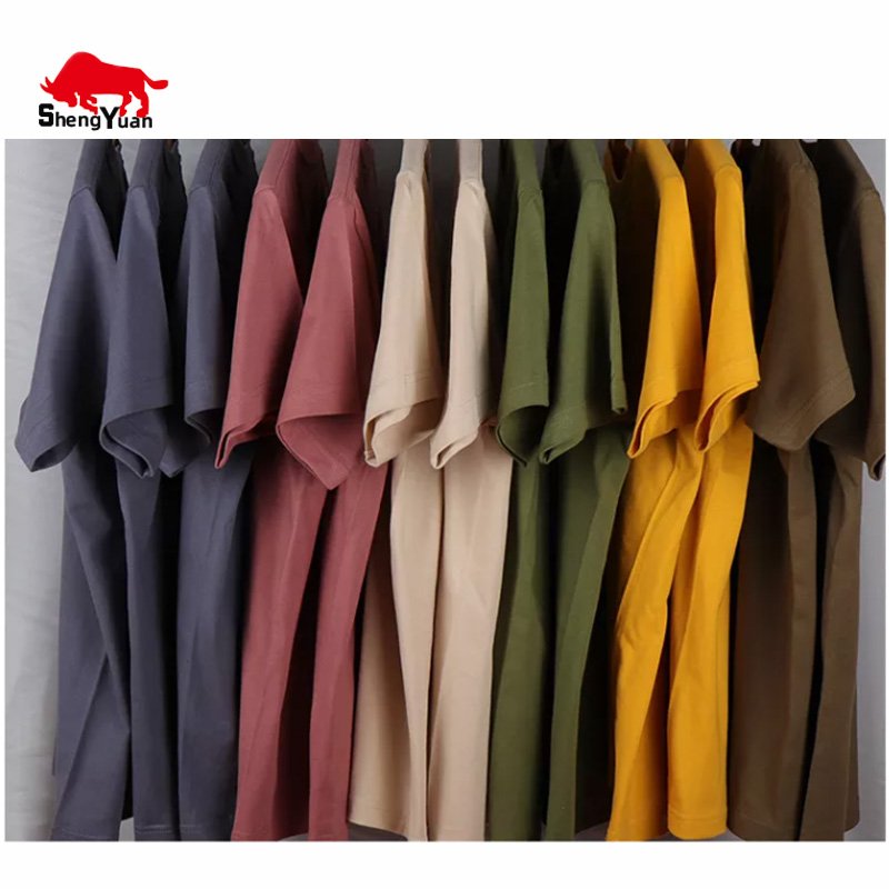 High Quality Low Oem Moq 100% Cotton T shirt Custom Blank Plain Men's T-shirts Plus Size T Shirts