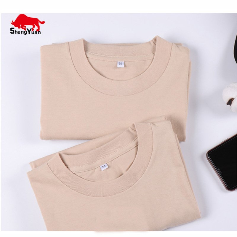 High Quality Low Oem Moq 100% Cotton T shirt Custom Blank Plain Men's T-shirts Plus Size T Shirts