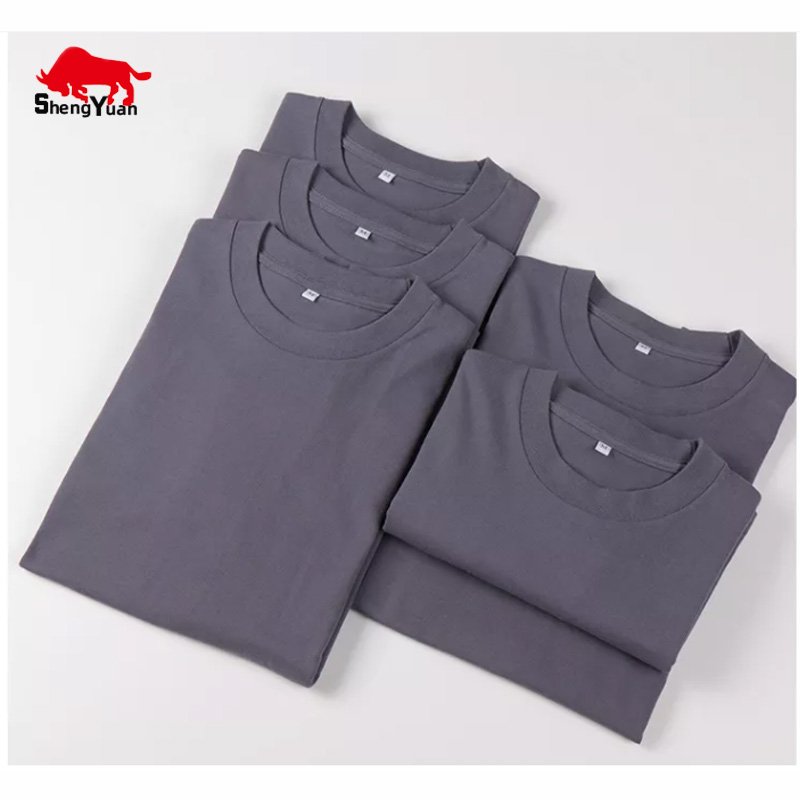 High Quality Low Oem Moq 100% Cotton T shirt Custom Blank Plain Men's T-shirts Plus Size T Shirts