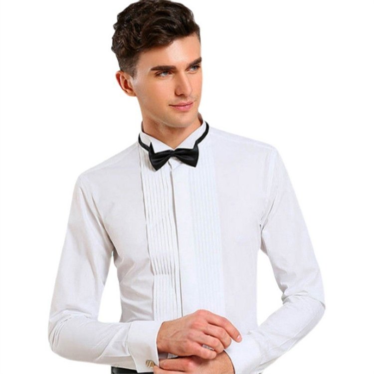 Men's tuxedo white shirt business banquet best man everything