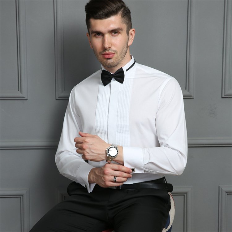 Men's tuxedo white shirt business banquet best man everything