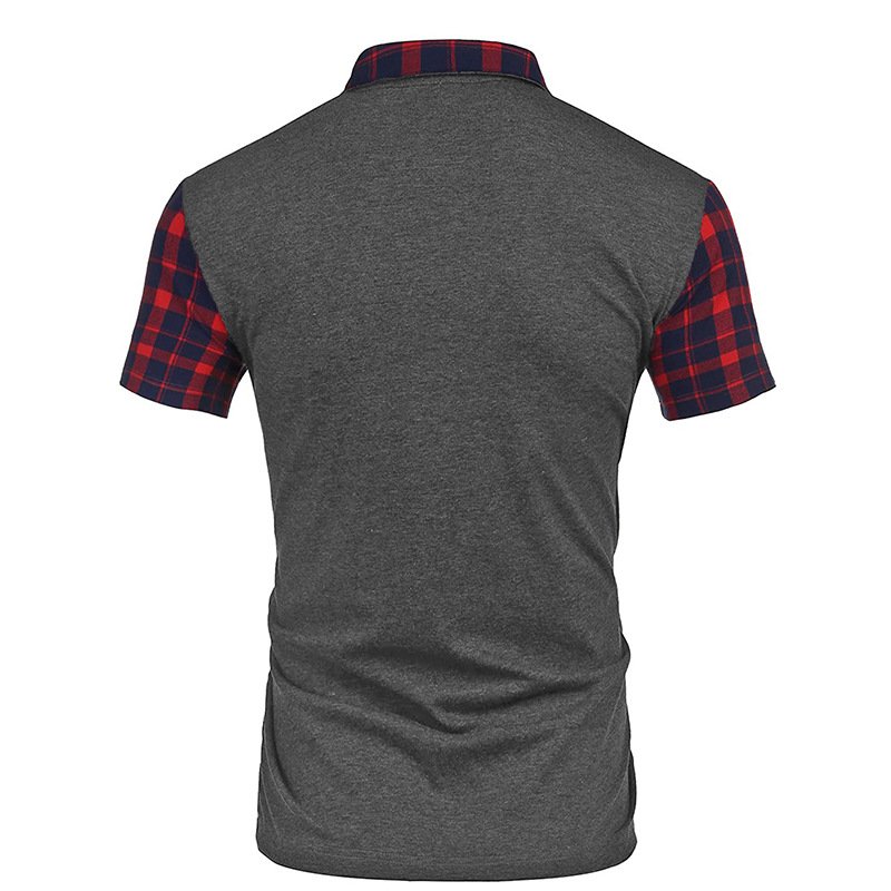 The Best Quality O Collar T-Shirt Wholesale Product - Red-Grey-Blue Color Men's T-Shirts