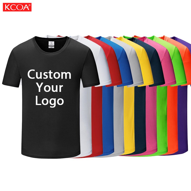 High Quality Custom T Shirt Man Printing Blank 100% Polyester T Shirt Sublimation Sport Run Dry Fit T Shirts