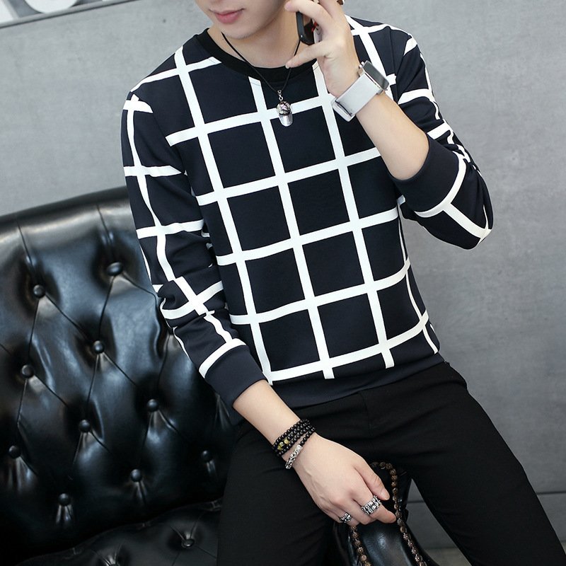 Summer Street Fashion Cheap T-shirt Fashion Men Urban Long Sleeve T Shirt Streetwear