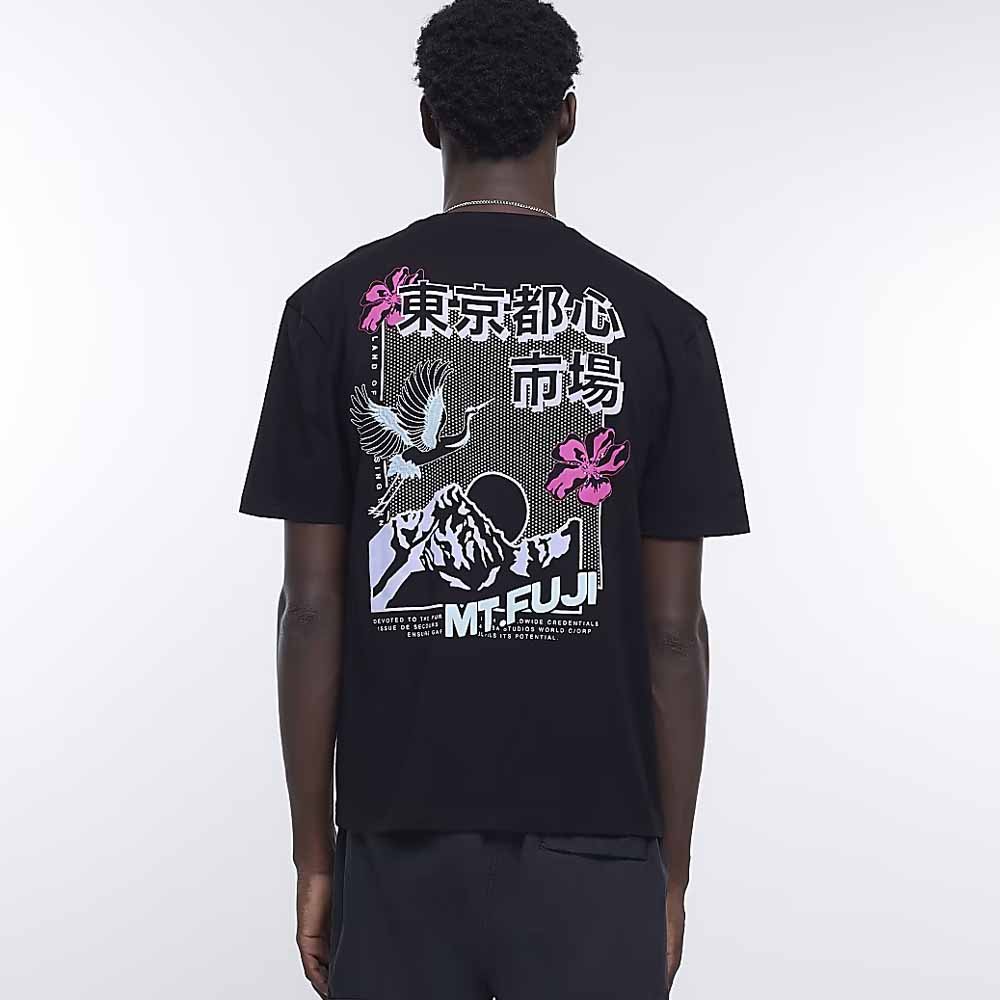 Wholesale Men's Graphic Print Design Custom T-Shirt For Men's And Women's Custom Graphic Design Print Fitted T Shirts