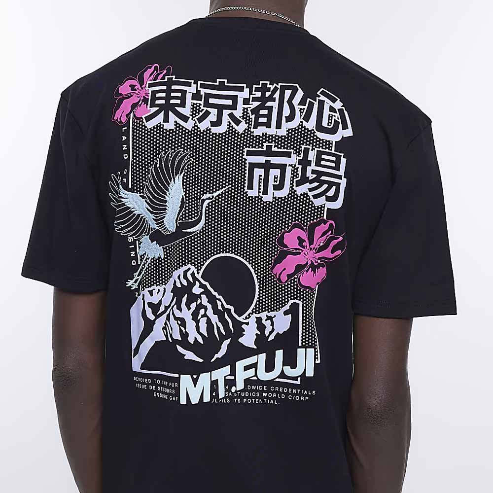 Wholesale Men's Graphic Print Design Custom T-Shirt For Men's And Women's Custom Graphic Design Print Fitted T Shirts