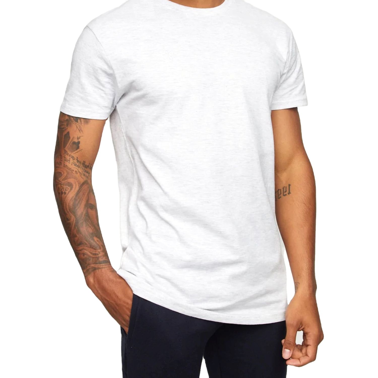 Wholesale Luxury 100% Cotton Loose Fit Oversized Men's T-Shirt - New Design, Drop Shoulder, Blank Brand