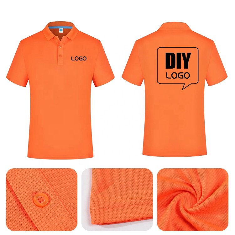 Golf Clothing Embroidered Printed Custom Logo Design Plain Golf Cotton Polyester Sport Blank Men Polo T Shirts