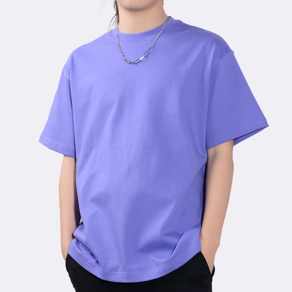 High Quality Heavyweight Cotton Tshirt Tee Custom Screen Printed Oversized Blank Men'S T Shirt Thick Graphic Tshirt