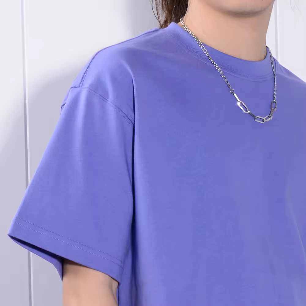 High Quality Heavyweight Cotton Tshirt Tee Custom Screen Printed Oversized Blank Men'S T Shirt Thick Graphic Tshirt