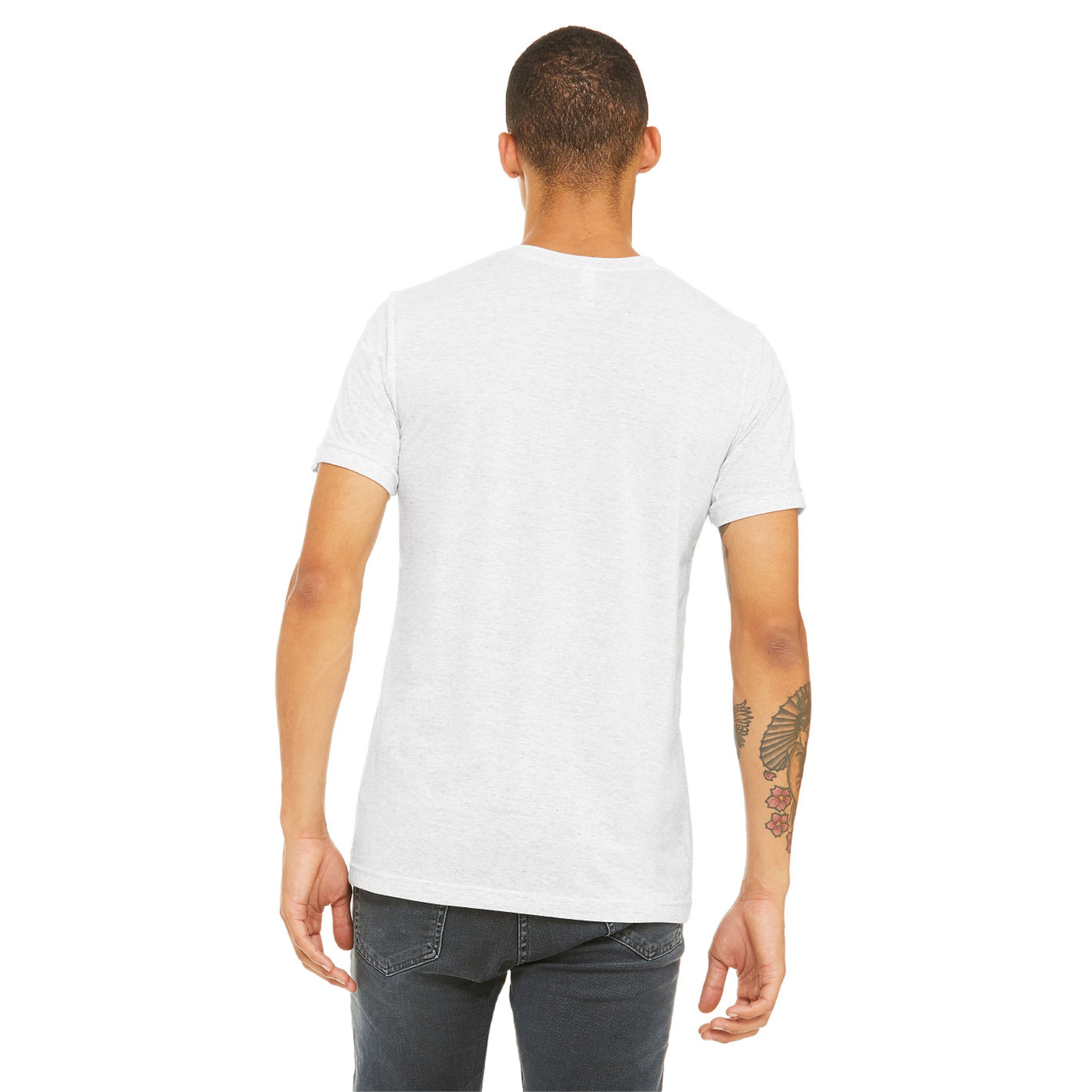 Smooth Jersey Fitness T-Shirt: Relaxed Fit, Ribbed Neckband, 100% Polyester, White