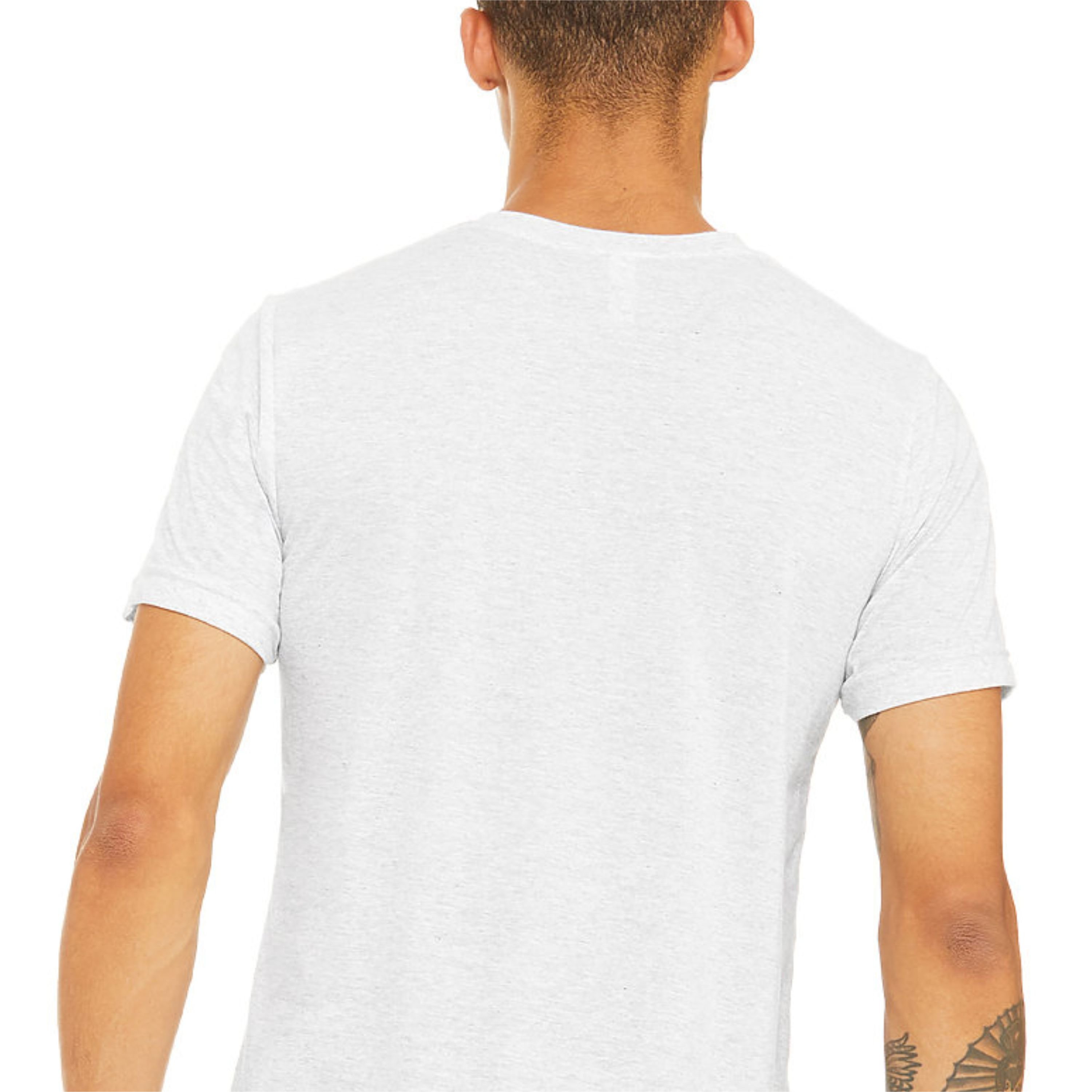 Smooth Jersey Fitness T-Shirt: Relaxed Fit, Ribbed Neckband, 100% Polyester, White
