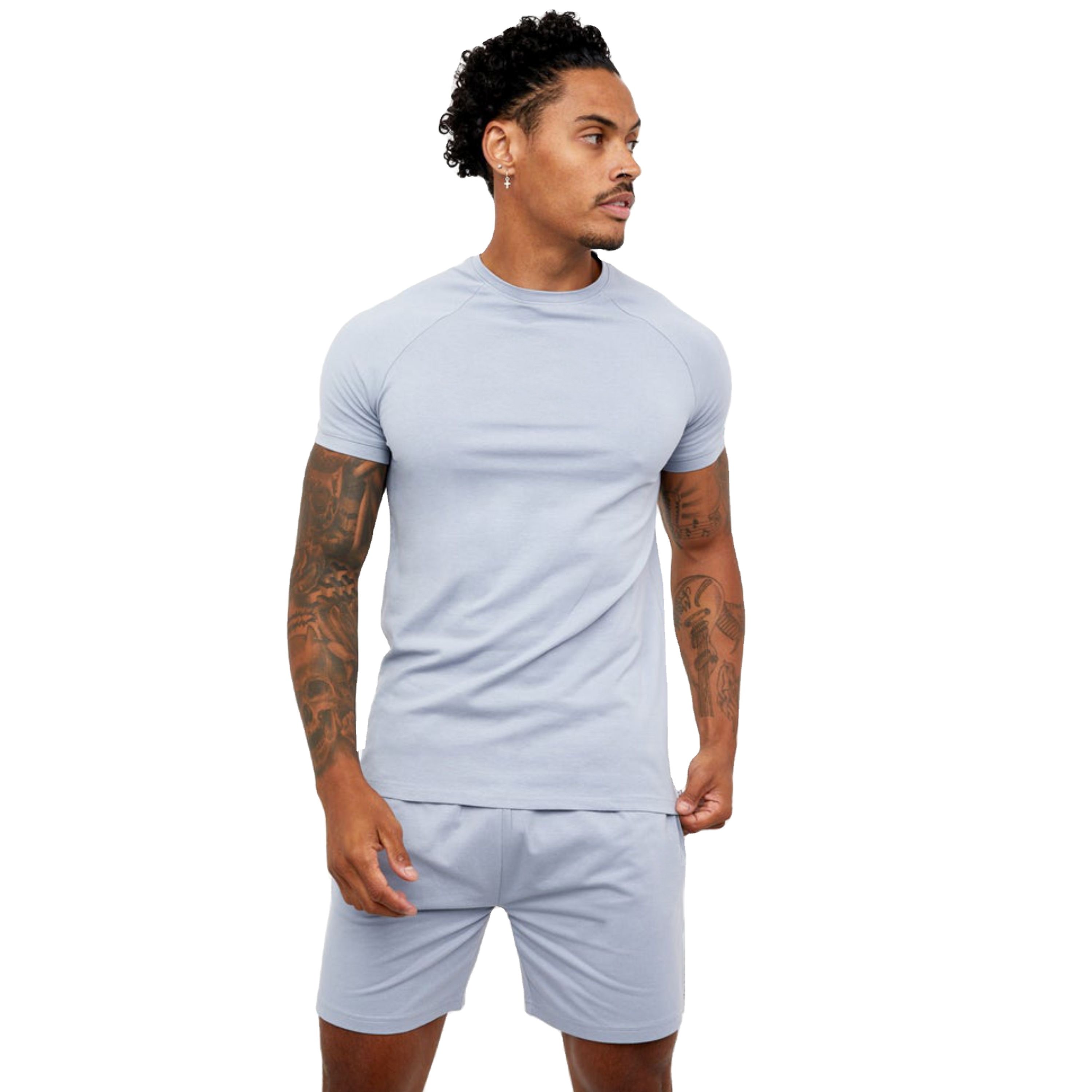 Wholesale Custom Printed Slim Fit T-Shirt - Cotton, Plain, Plus-Size Men's Tee