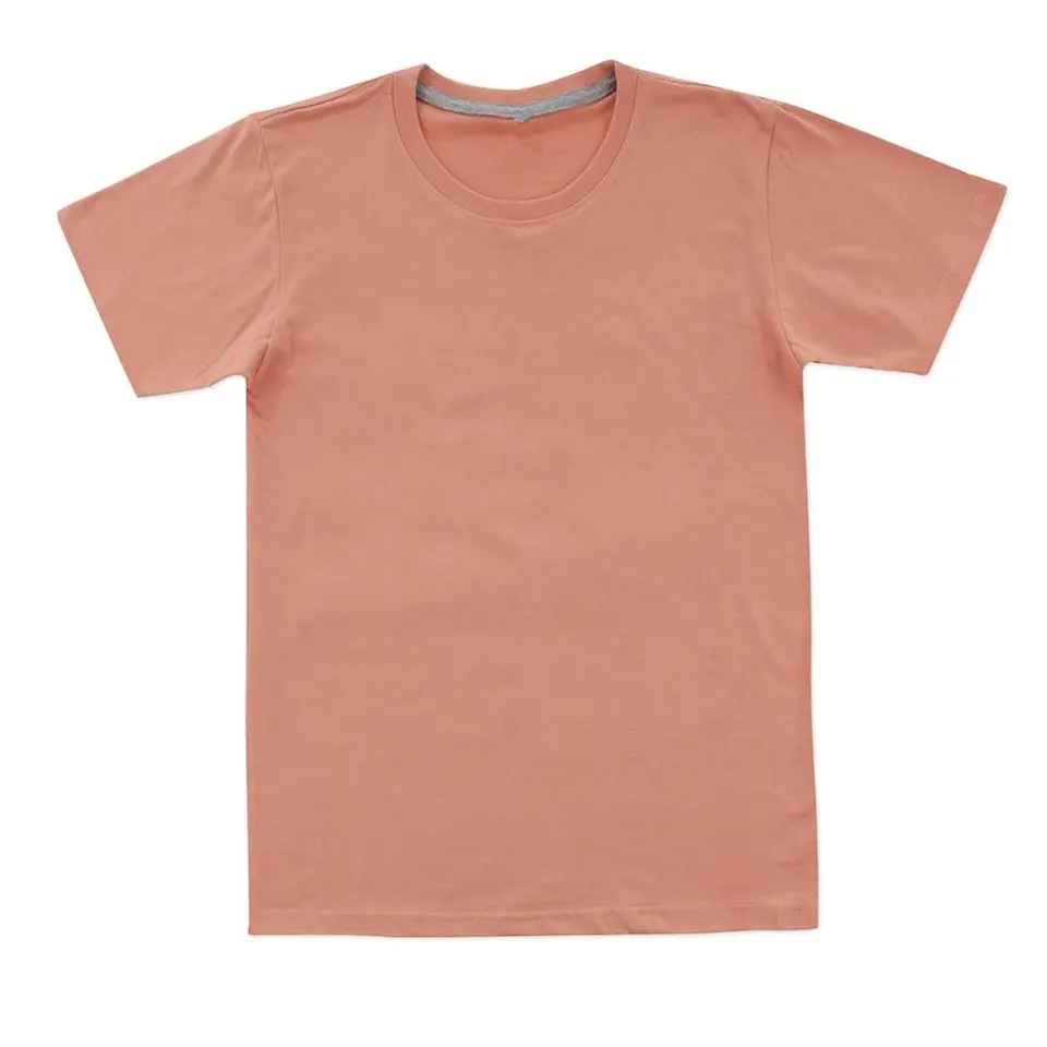High Quality Solid Color Basic Casual All-match Necessary T-shirt Custom Short Sleeve Crew Neck T-shirt for Men