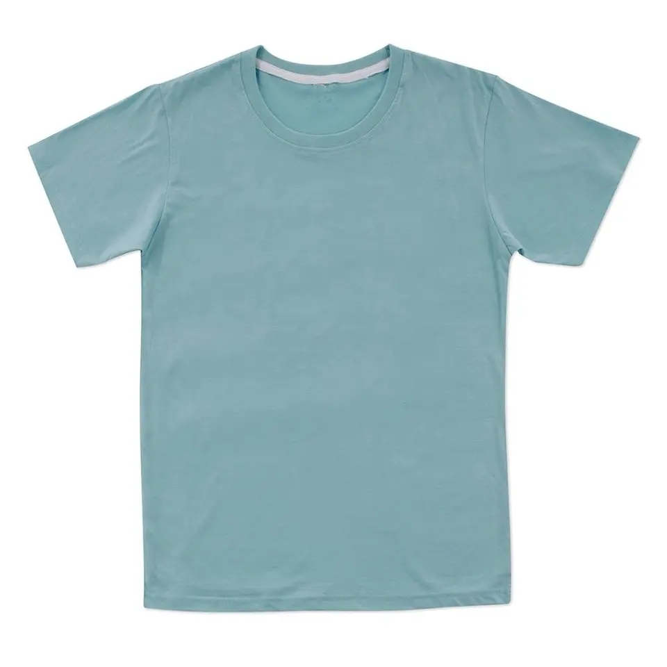 High Quality Solid Color Basic Casual All-match Necessary T-shirt Custom Short Sleeve Crew Neck T-shirt for Men