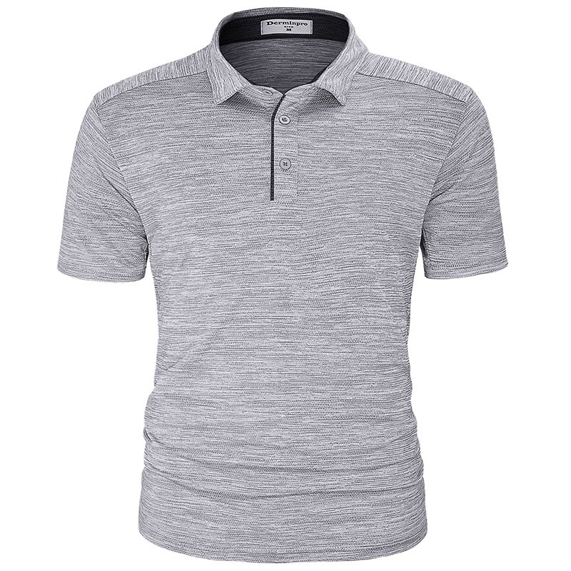 Low MOQ quick stretchy polyester spandex fabric custom logo short sleeve golf polo t shirt for unisex for men boys Tee shirts