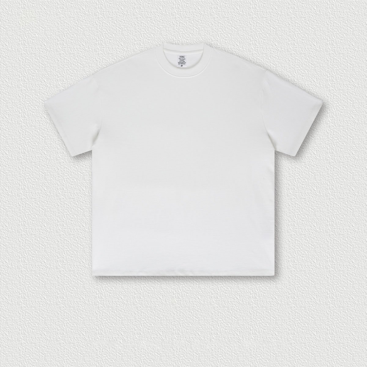 Evertop Custom Logo High Quality Summer Fashion Pure Cotton Men's and Women's Street Loose Large Blank T-shirt