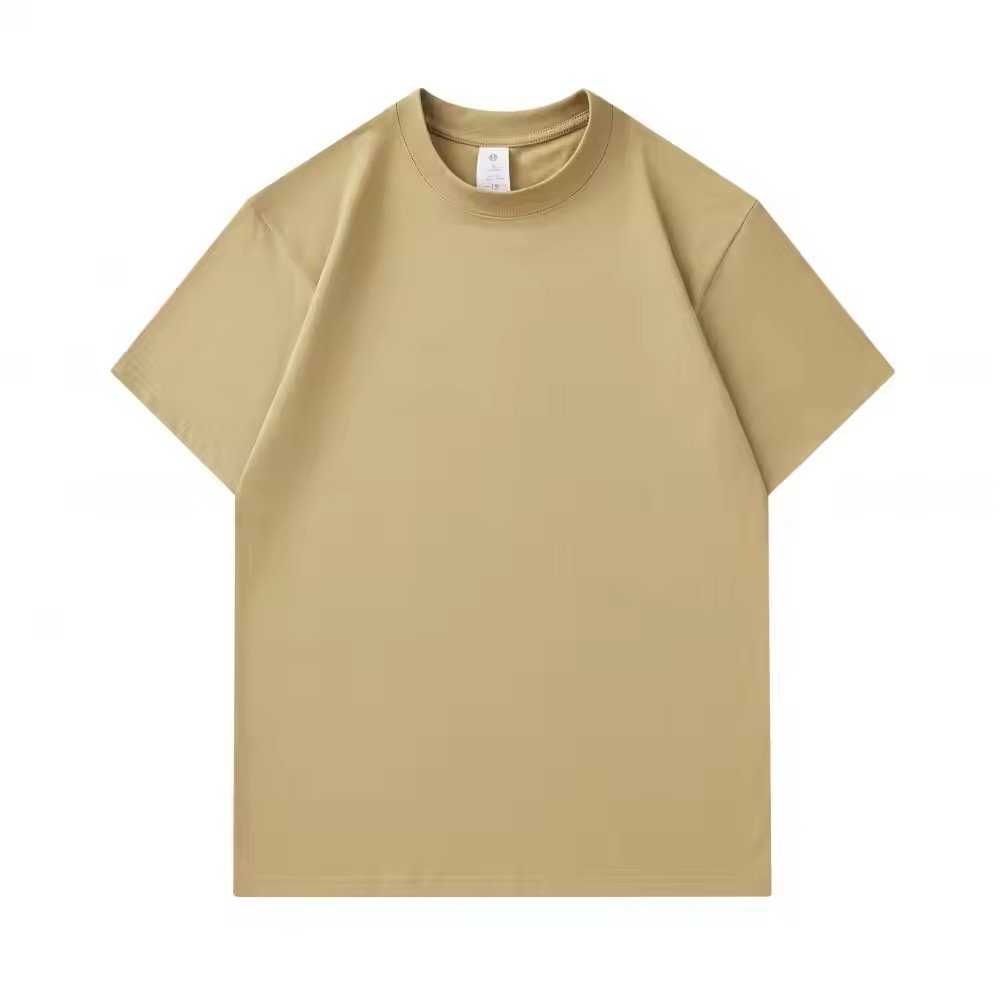 High Quality 230 Grams Heavy Weight Wholesale Custom Design Blank 100% Organic Cotton Plain Tshirts Men's T-shirts