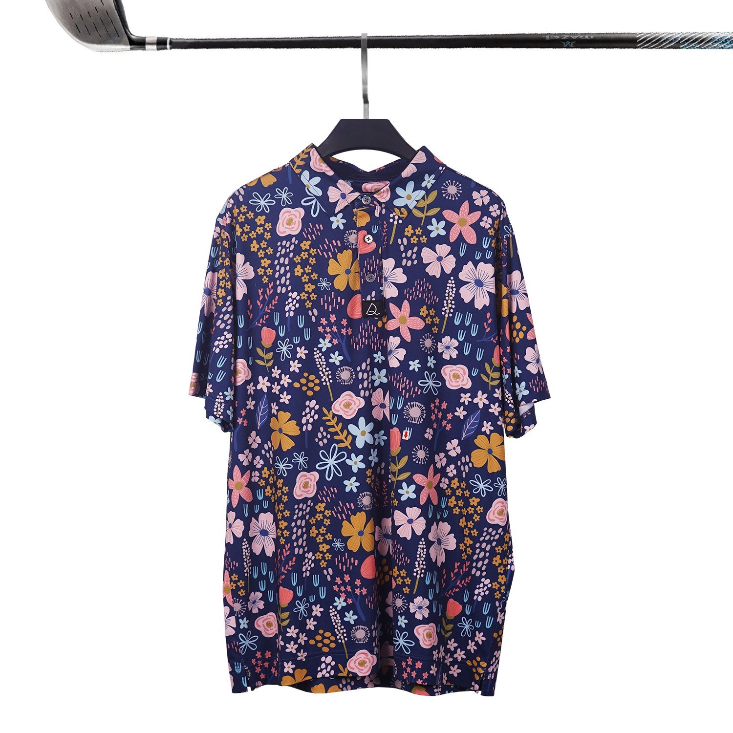 Custom logo performance multicolor milk silk sublimated golf ball wear polo shirt men's t-shirt