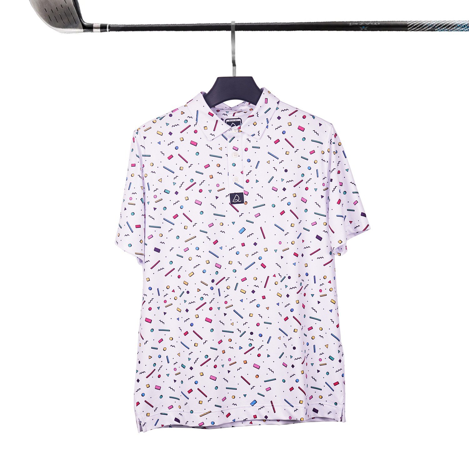 Custom logo performance multicolor milk silk sublimated golf ball wear polo shirt men's t-shirt