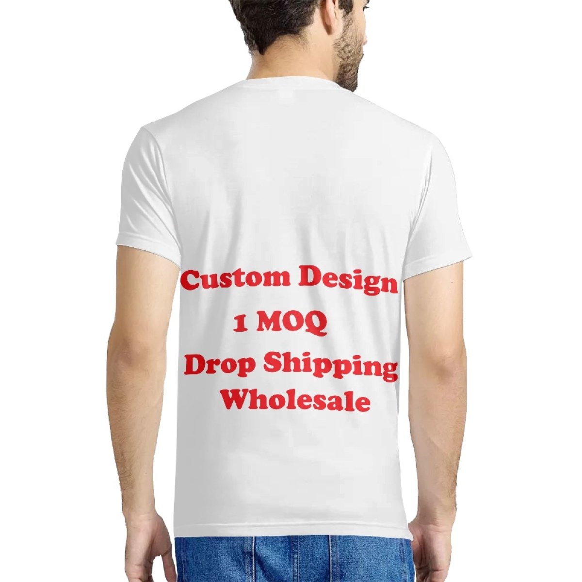 Factory Supply Wholesale Quick-Drying Skin-Friendly And Breathable Custom Print On Demand Men's t-Shirt Casual Wear