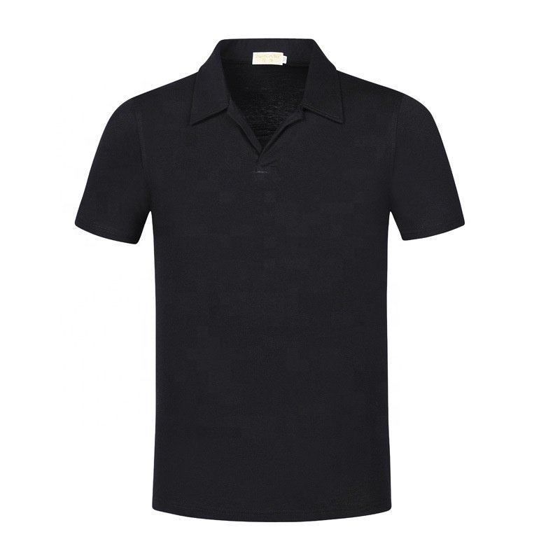 SunYue Custom Eco-Friendly Poly Cotton Breathable Fabric Men's Short Sleeve Blank Polo Shirt Custom Logo