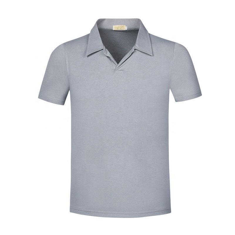 SunYue Custom Eco-Friendly Poly Cotton Breathable Fabric Men's Short Sleeve Blank Polo Shirt Custom Logo
