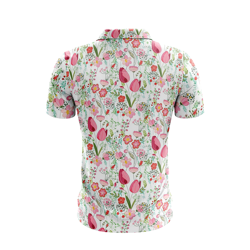 sublimated custom unbranded golf t shirts high quality men's clothing golf shirts 100% polyester