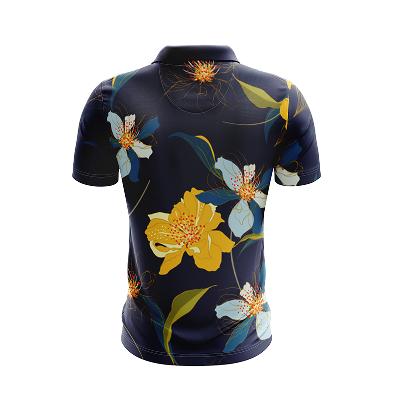 sublimated custom unbranded golf t shirts high quality men's clothing golf shirts 100% polyester