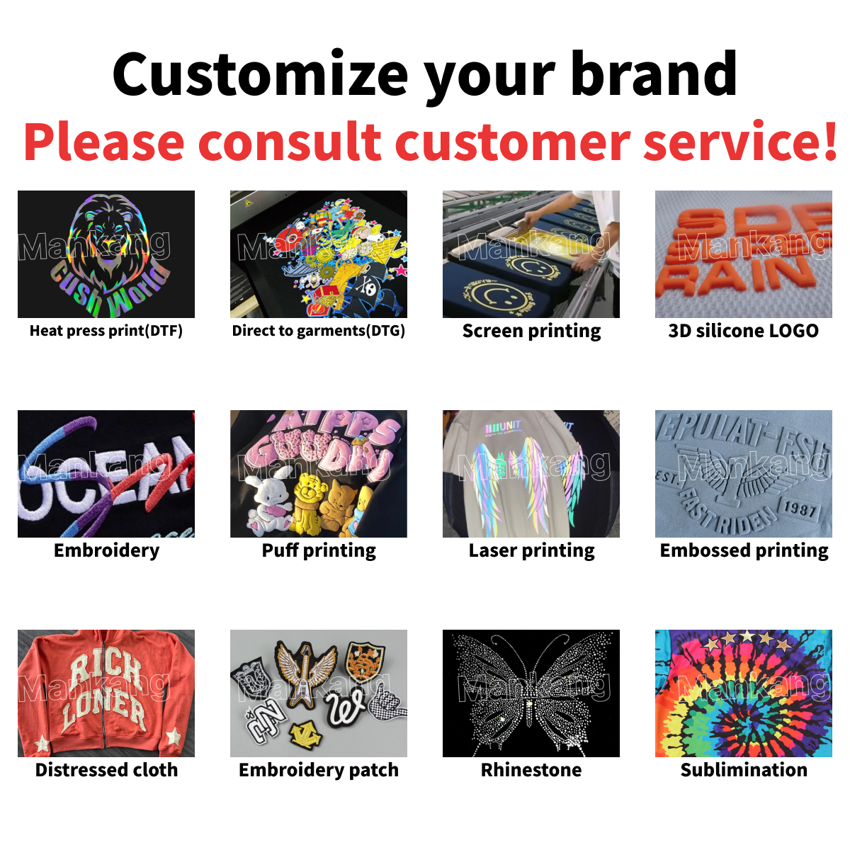 Wholesale custom t shirt 100% cotton graphic tshirt printing custom DTG printing Vintage Acid Men's T-Shirts